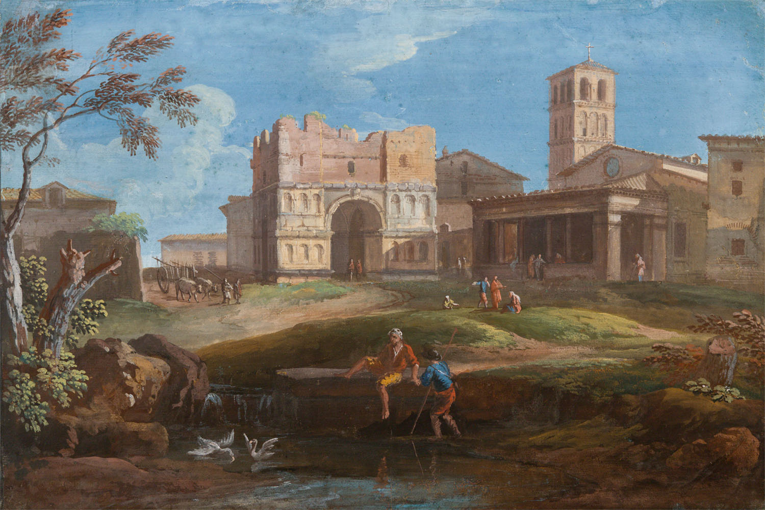 Giovanni Battista Busiri, San Giorgio in Velabro et Arco di Giano
